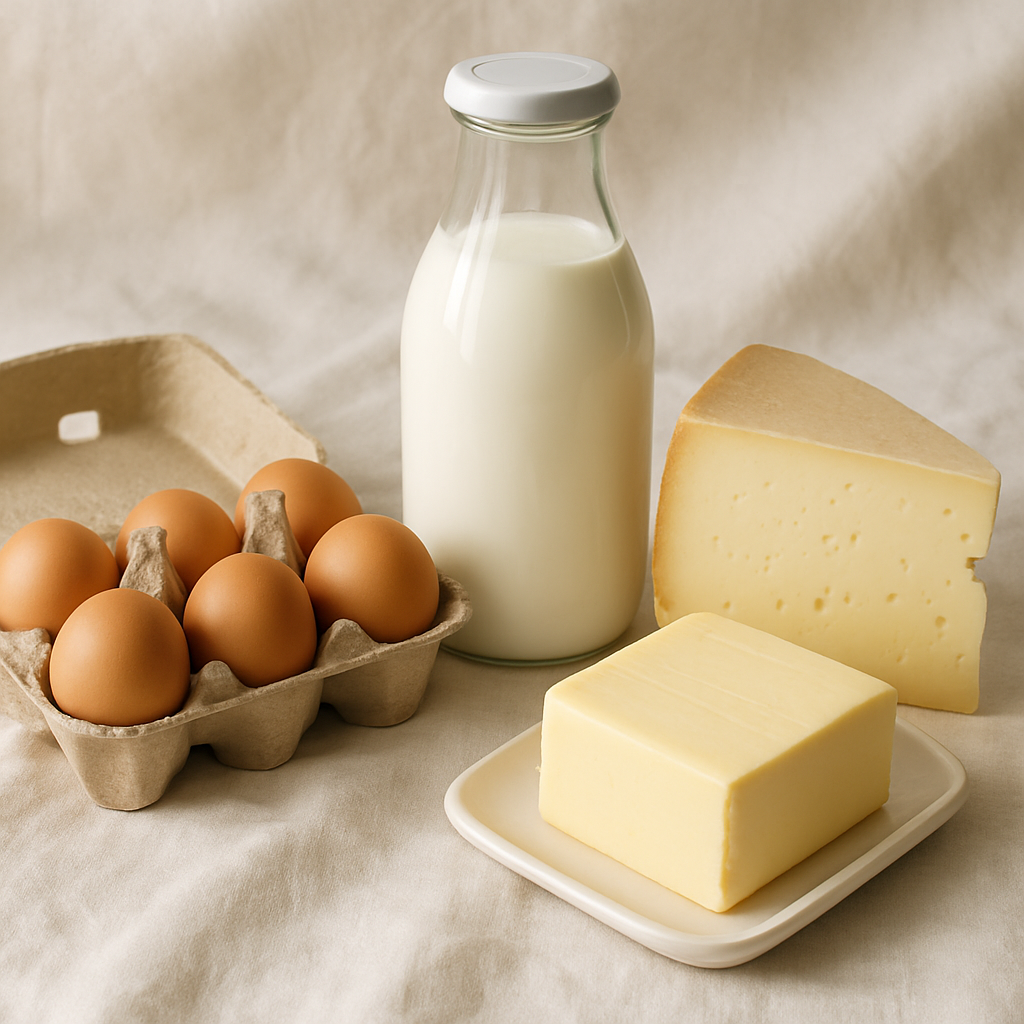 Produits laitiers et œufs